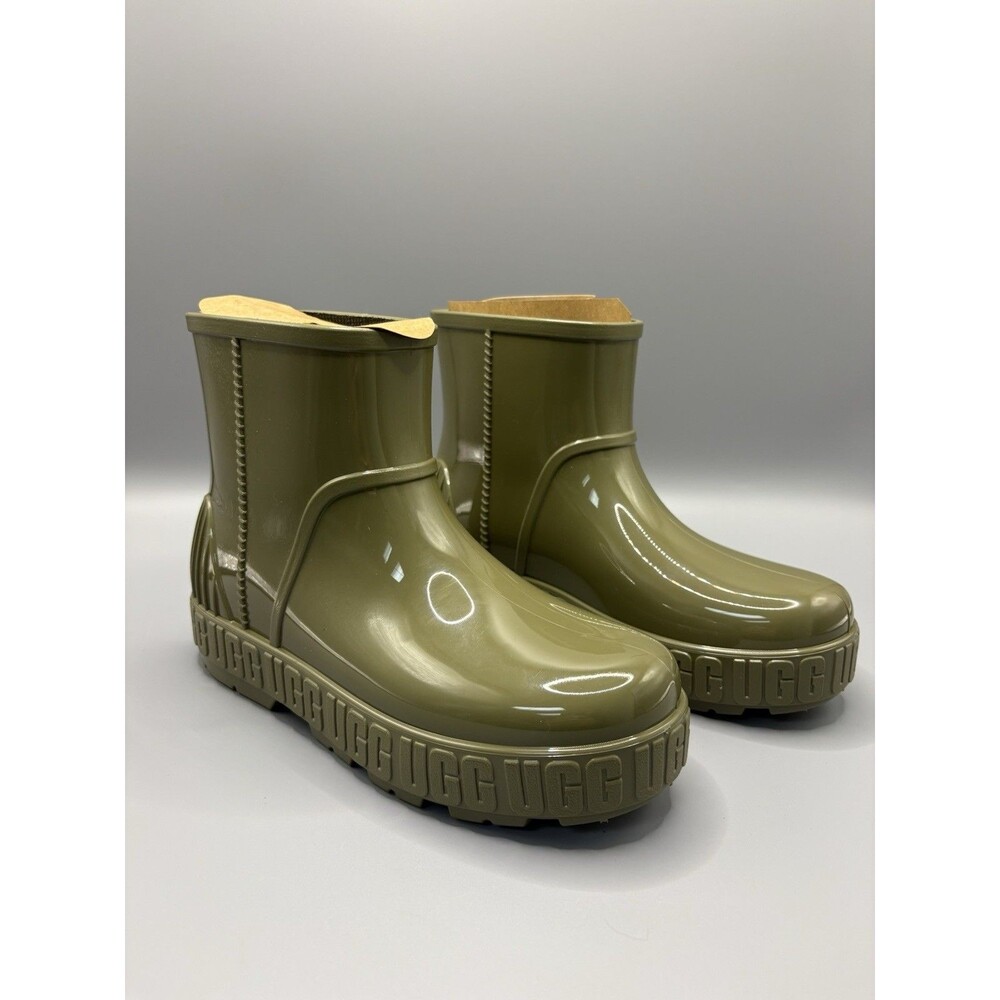 UGG Women’s Drizlita WP Shearling Rain Boots In Burnt Olive Size 7 US